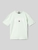 Tommy Hilfiger Teens T-Shirt mit Label-Stitching Modell 'VARSITY' Mint Melange
