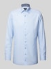 OLYMP Regular Fit Business-Hemd mit Under-Button-Down-Kragen Bleu