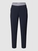 Raffaello Rossi Schlupfhose mit Reißverschlusstaschen Modell 'Ribbon' Marineblau