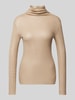 Luisa Cerano Longsleeve mit Turtleneck Camel Melange