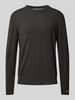 Pepe Jeans Gebreide pullover met ronde hals, model 'Andre' Antraciet