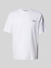 Jack & Jones Premium T-Shirt mit Label-Print Modell 'LACHAD' Weiss