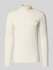 GANT Rollkragenpullover mit Logo-Detail Offwhite