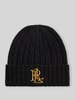 Lauren Ralph Lauren Mütze mit breitem Umschlagrand Black