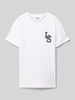 Levi’s® Kids T-Shirt mit Label-Print Weiss
