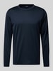 JOOP! Collection Longsleeve mit Label-Detail Modell 'Baseo' Marine