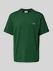 Lacoste T-Shirt mit Logo-Detail Modell 'BASIC ON' Gruen