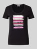 s.Oliver RED LABEL T-Shirt mit Statement-Print Black