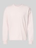 PEGADOR Oversized Sweatshirt mit Logo-Stitching Modell 'Rusk' Flieder