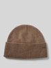 BOSS Muts van kasjmier, model 'LONESTA' Middenbruin