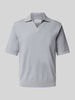 JAKE*S STUDIO MEN Poloshirt met structuurpatroon Hemelsblauw