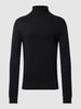 MCNEAL Strickpullover mit Rollkragen Schwarz