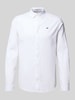 Tommy Jeans Slim Fit Freizeithemd aus Oxford  Weiss