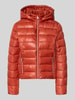 NAUTGÅRD Regular Fit Jacke in Stepp-Optik Dunkelorange