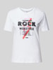 Only T-Shirt mit Motiv-Print Modell 'LUCIA' Weiss