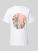Tom Tailor T-Shirt mit Motiv-Print Weiss