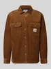 Carhartt Work In Progress Regular Fit Hemdjacke aus Cord Modell 'WHITSOME' Mittelbraun