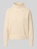 Only Regular fit gebreide pullover met ronde hals en kraag, model 'GLOBE' Offwhite