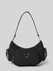 Guess Handtasche mit Label-Applikation Modell 'ECO GEMMA' Black