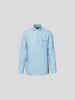 Lardini Poloshirt aus Leinen Hellblau