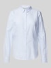 Christian Berg Woman Slim fit overhemdblouse met manchetten Blauw