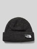 The North Face Czapka beanie z detalem z logo Czarny