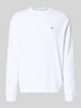 Calvin Klein Jeans Sweatshirt met labeldetail en ronde hals Wit