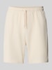 REVIEW Shorts mit elastischem Bund und Tunnelzug Ecru