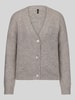 ONLY Cardigan mit großen Knöpfen Modell 'ONLZOEY' Sand Melange