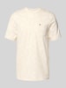 Tommy Hilfiger Regular Fit T-Shirt aus reiner Baumwolle Offwhite