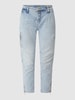 MAC Relaxed Slim Fit Jeans mit Destroyed-Effekten Modell 'Rich' Hellblau