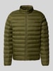 Tommy Hilfiger Regular Fit Steppjacke mit Stehkragen Gruen