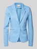 ICHI Slim fit blazer met paspelzakken, model 'KATE' Lichtblauw