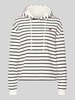 PIECES Regular Fit Hoodie aus Baumwoll-Mix Modell 'CHILLI' Ecru