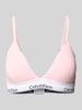 Calvin Klein Underwear Triangel-BH mit Label-Bund Hellrosa