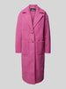 Pieces Oversize Fit Mantel mit Reverskragen Modell 'JILI' Fuchsia