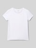s.Oliver RED LABEL Loose Fit T-Shirt mit Frontprint Weiss