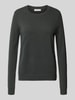 Christian Berg Woman Gebreide pullover van puur kasjmier Donkergroen