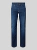 MAC Slim Fit Jeans im 5-Pocket-Design Modell 'Arne' Dunkelblau