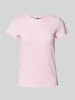 Pieces Slim Fit T-Shirt mit Viskose-Anteil Modell 'NICCA' Rosa