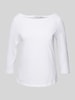 Lanius T-Shirt mit 3/4-Arm Weiss