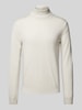 HUGO Wollpullover mit Rollkragen Modell 'San Thomas' Offwhite