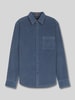 BOSS Orange Regular Fit Freizeithemd aus reiner Baumwolle Modell 'RELEGANT_6_M'
 Rauchblau