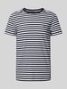 Tommy Hilfiger T-shirt met labelstitching Marineblauw