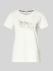 Liu Jo Sport T-shirt met strass-steentjes Wit