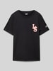 Levi’s® Kids T-Shirt mit Label-Print Black