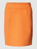 ICHI Spódnica mini z dodatkiem wiskozy model ‘Kate’ Pomarańczowy