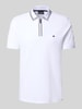 Christian Berg Men Regular fit poloshirt met ritssluiting Wit