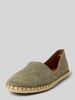 Verbenas Espadrilles aus Leder Modell 'CARMEN SERRAJE' Khaki