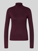 Vero Moda Slim fit coltrui van viscosemix, model 'HAPPYSHINE' Bordeaux